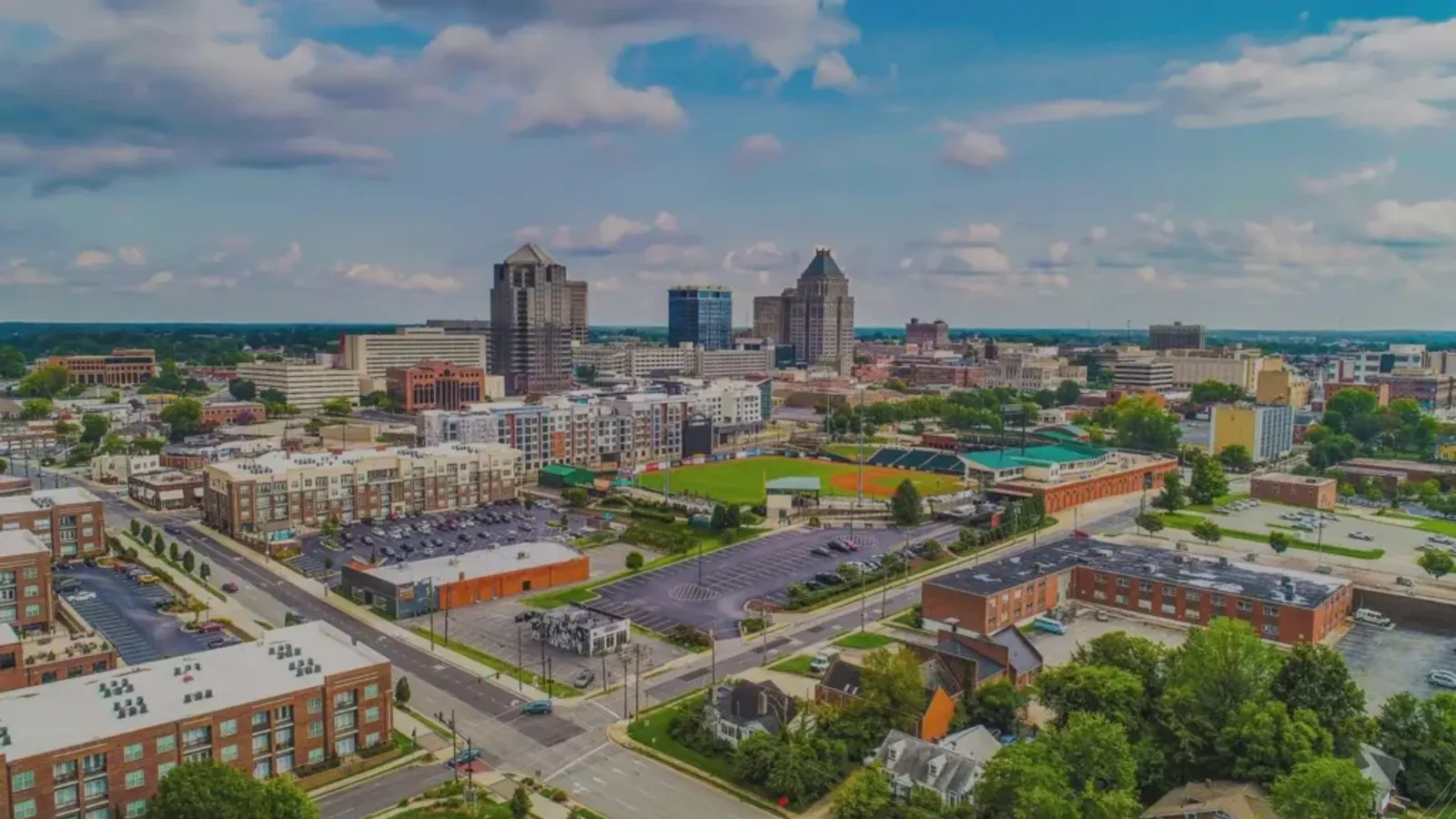 Downtown Greensboro, North Carolina skyline
