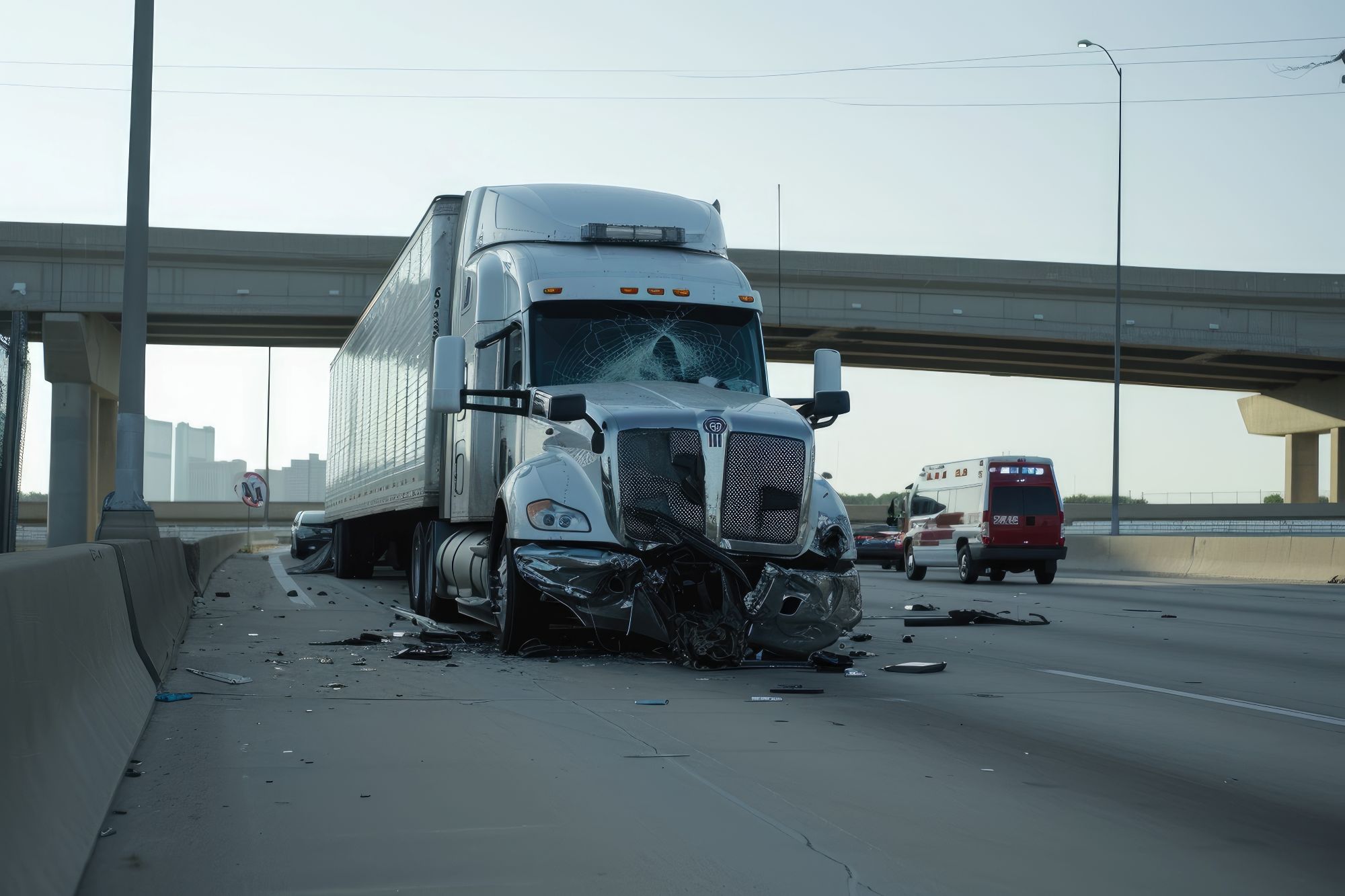 tractor trailer accident