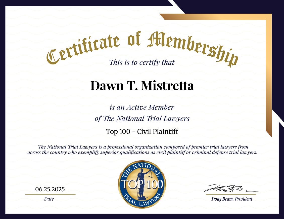 dawn's certificate